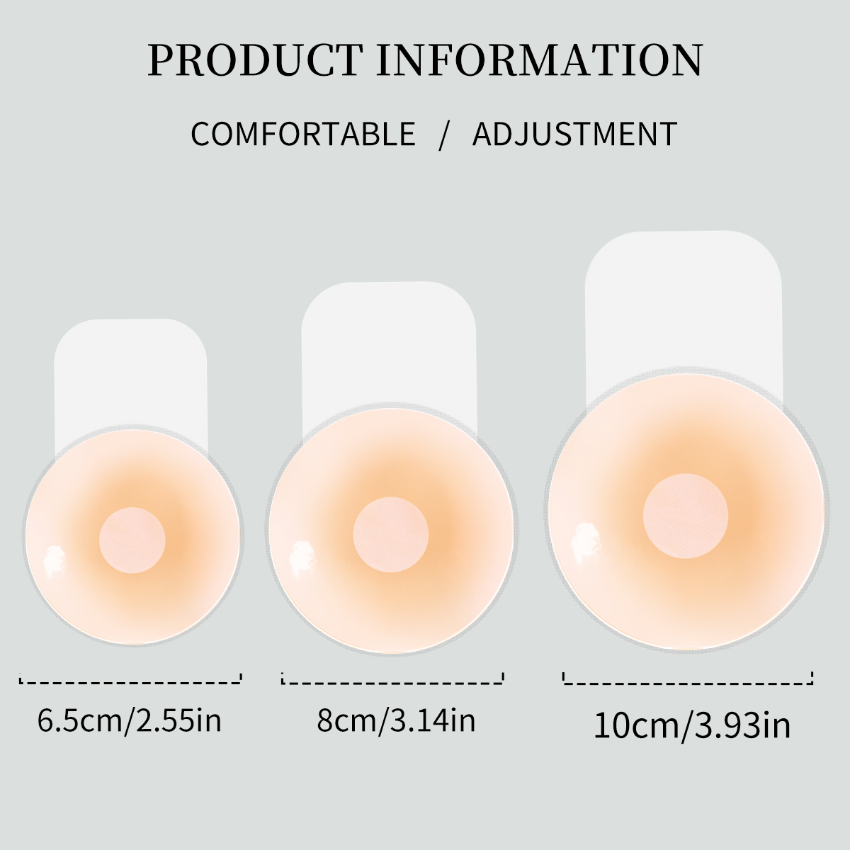 2-piece set of silicone nipple - огляд і ціна Strapless Bra Adhesive