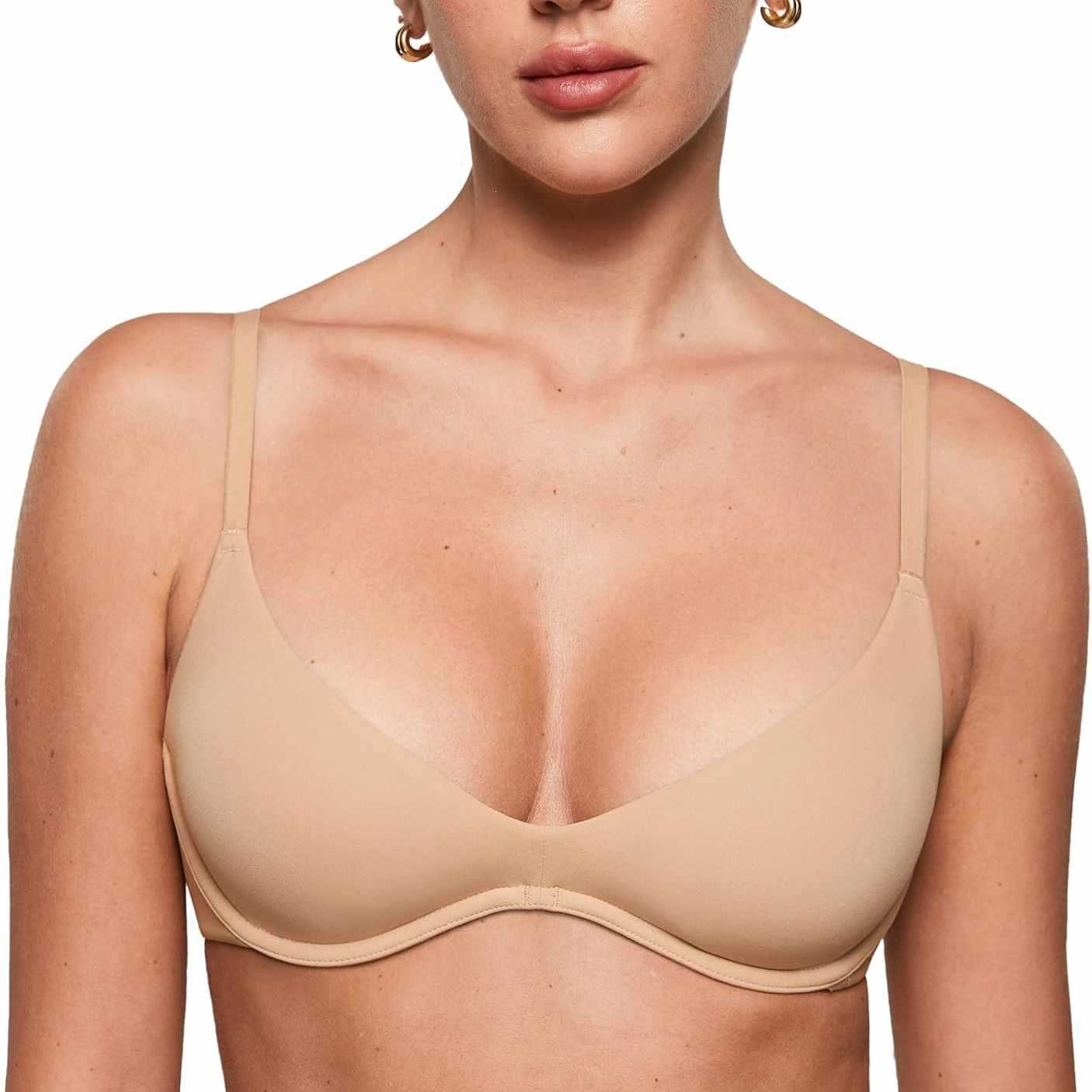 Women's Deep V Unpadded Seamle - огляд і ціна Plunge Bra Push Up
