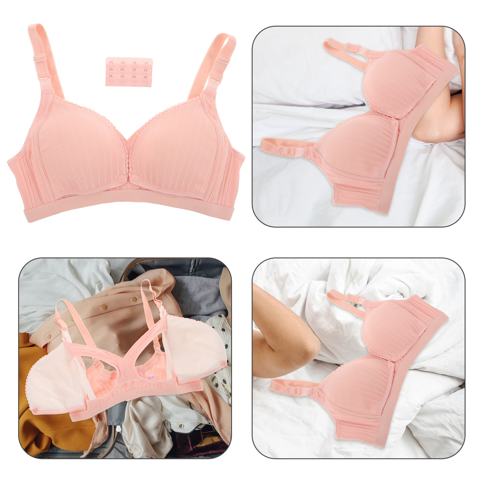 Wireless Nursing Bra Pink Ribb - огляд і ціна Nursing Bra Clip