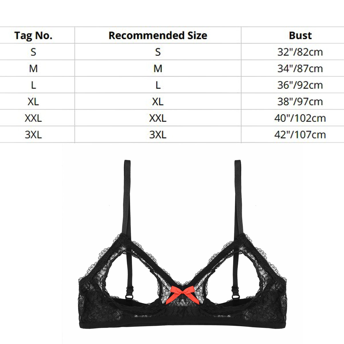 Womens Sheer Mesh Floral Lace  - огляд і ціна Sheer Mesh Bra