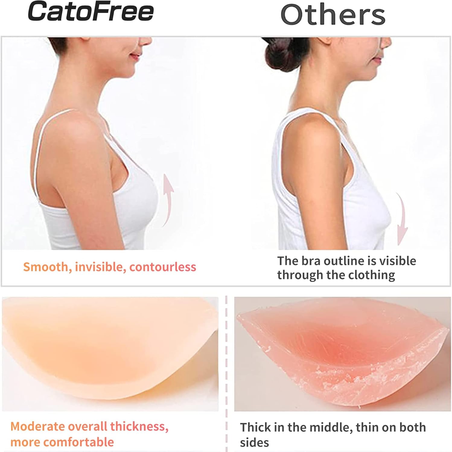 Push-Up Wire-Free Solid Silico - огляд і ціна Strapless Bra Adhesive